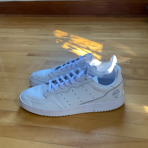 adidas Other - Adidas Supercourt shoes white-blue size US10 used